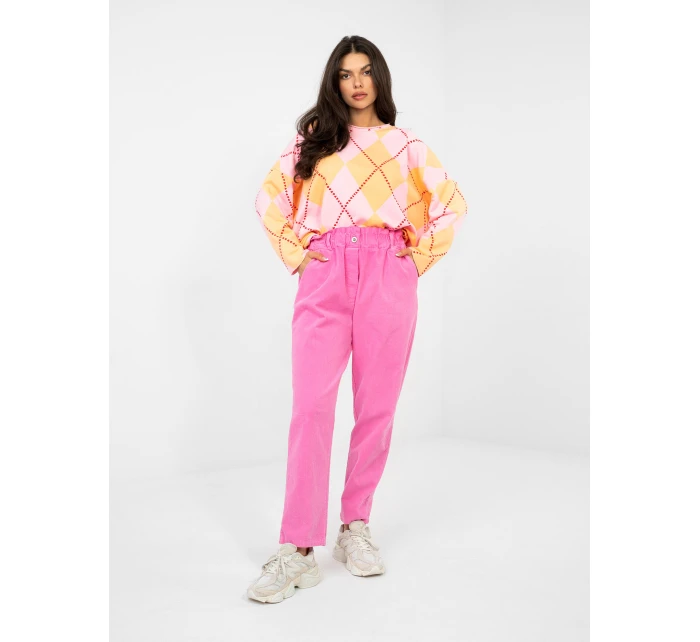 MI nohavice SP 2689.47 tmavoružové