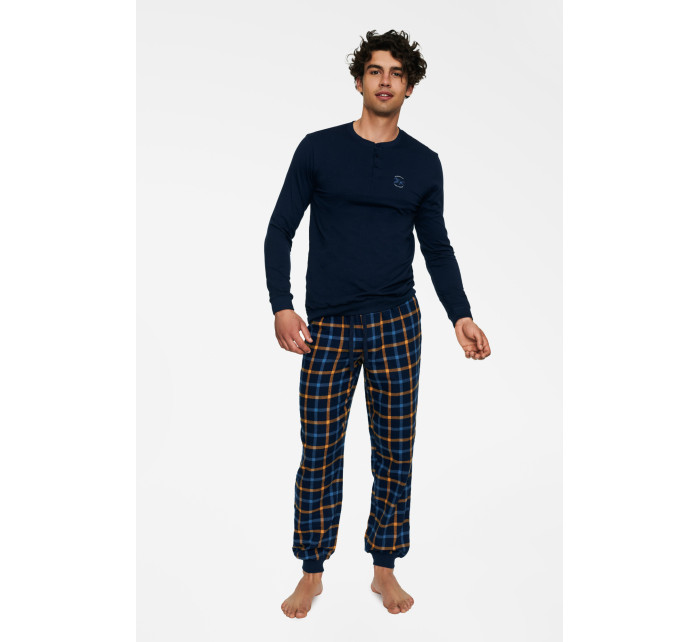 Obchodné pyžamo 40049-59X Námornícka modrá - Henderson