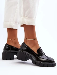 Dámske mokasíny s masívnymi podpätkami Big Star Black