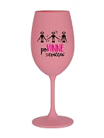 VYŽADOVANÉ TRÉNINGY - ružový pohár na víno 350 ml VYŽADOVANÉ TRÉNINGY - ružový pohár na víno 350 ml