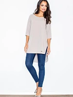 Dámska tunika M423 béžová - Figl