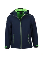 Dětská softshellová bunda Jacket green s prvky navy blue model 21349961 - Trollkids