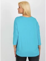 Bluzka RV BZ model 18487351 niebieski - FPrice Bluzka RV BZ model 18487351 niebieski - FPrice