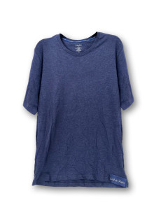 Pánske tričko NM2254E DU1 tm. modré - Calvin Klein