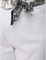 Dámske džínsy s vysokým pásom mom fit white FashionStreet UY2935