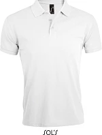 SOL'S Prime Men Pánske polo tričko z hrubej bavlny 25.0571 biele