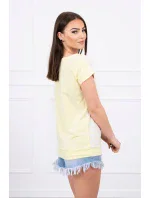 Blúzka hviezdy žltá