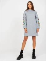 Šaty MB SK 8023.26 sivé