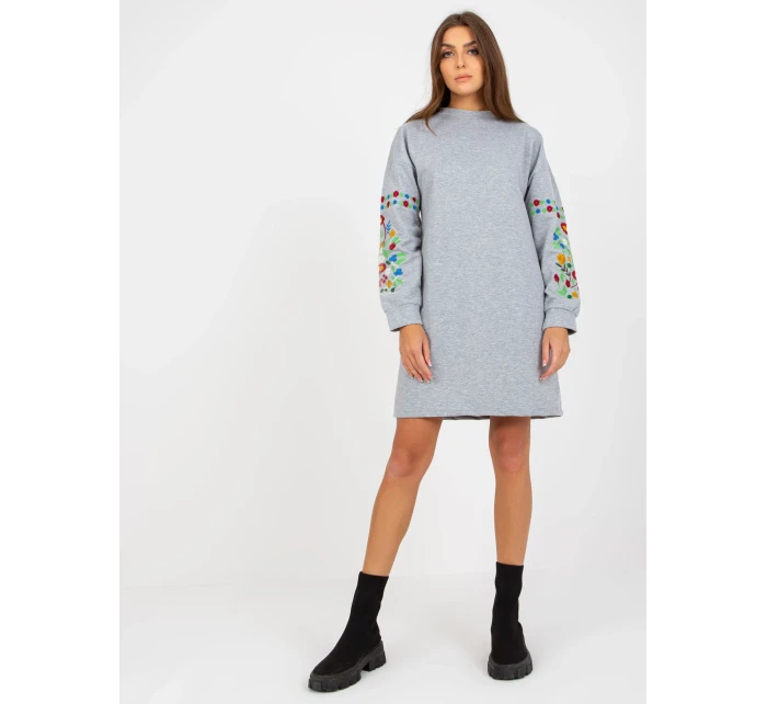 Šaty MB SK 8023.26 sivé