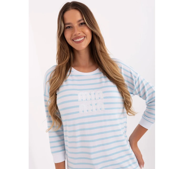 Blúzka RV BZ A790.47 bielo-modrá