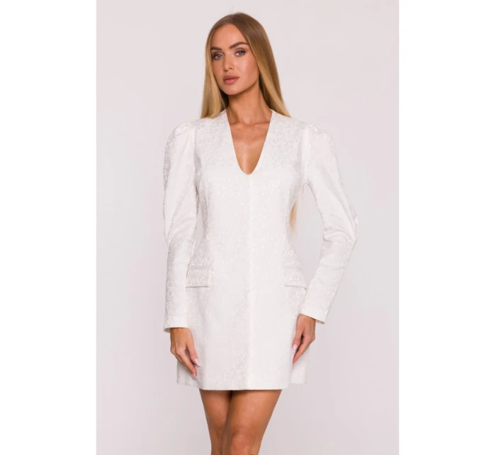 M881 Žakárové sako - krémové M881 Žakárové sako - krémové