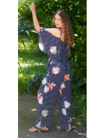 Treny Off-Shoulder Jumpsuit with Print