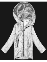 Dámska ľahká prešívaná bunda s kapucňou Goodlookin light beige (B8588-9)