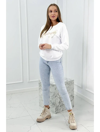 Mikina s potiskem model 19339434 - K-Fashion