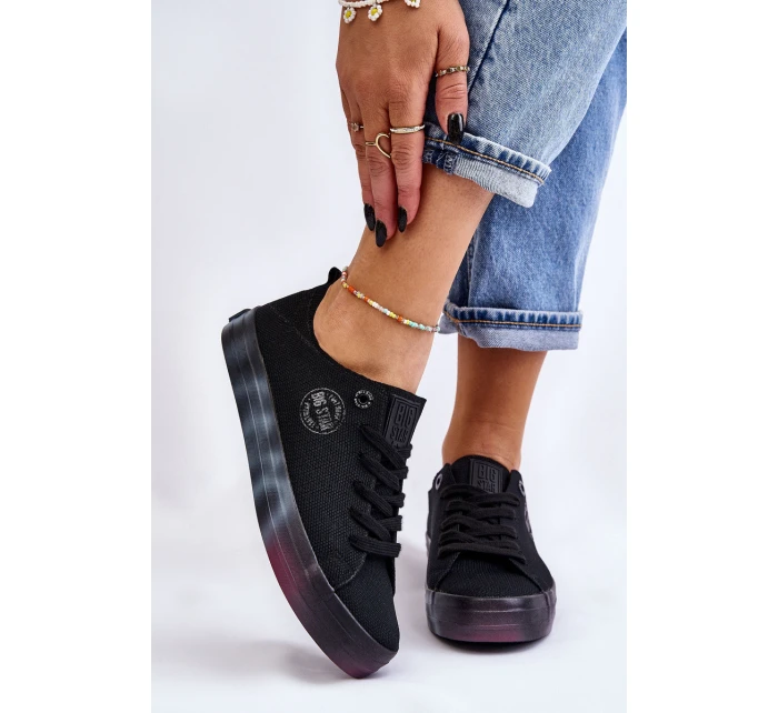 Dámské tenisky s barevnou Big Star Černá model 21608582 - Big Star Shoes