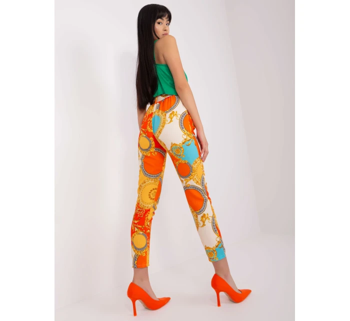 Nohavice DHJ SP 12787D.23X oranžová