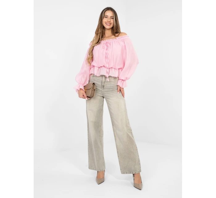 Blúzka MI BZ 27846.12 svetlo ružová