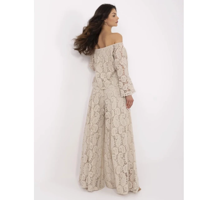 Spodnie MI SP model 21057845 beżowy - FPrice