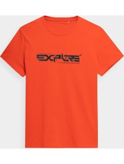 Pánske tričko 4F H4L22-TSM010 oranžové
