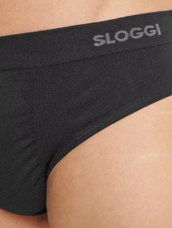 Pánské slipy GO Smooth Brief 2P - BLACK - černé 0004 - SLOGGI