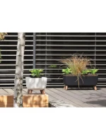 GRACIA SQUARE 29x29CM ANTHRACITE DIETARY POT