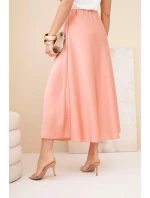 Dámská viskózová model 22025232 sukně tmavě meruňková - K-Fashion Dámská viskózová model 22025232 sukně tmavě meruňková - K-Fashion