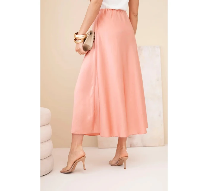 Dámská viskózová model 22025232 sukně tmavě meruňková - K-Fashion Dámská viskózová model 22025232 sukně tmavě meruňková - K-Fashion