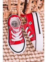 Dětské Klasické Tenisky Nízké BIG STAR model 21545379 červené - Big Star Shoes Dětské Klasické Tenisky Nízké BIG STAR model 21545379 červené - Big Star Shoes