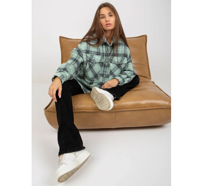 Košeľa DN KS 3967.92 mint