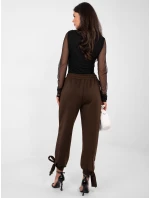 Spodnie IT SP model 21895949 ciemny brązowy - FPrice