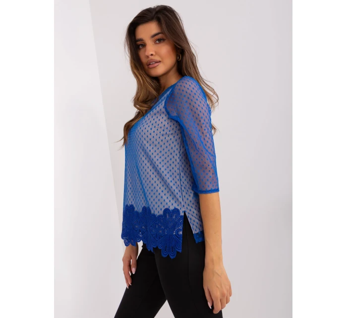 Blúzka LK BZ 506729.63P tmavo modrá Blúzka LK BZ 506729.63P tmavo modrá