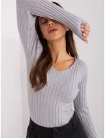 Sweter PM SW model 18969888 jasny szary - FPrice