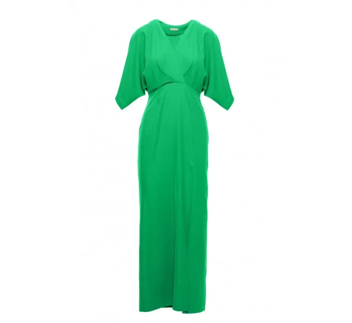 K163 Maxi šaty - zelené
