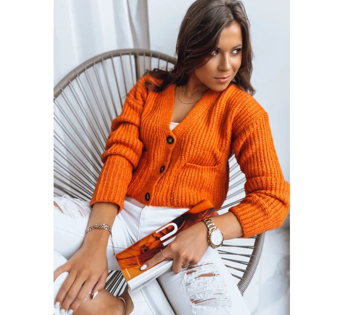 Dámský svetr oranžový Dstreet model 21968535 - FashionStreet