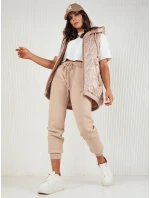 Dámská prošívaná vesta zlatá Dstreet model 21972292 - FashionStreet