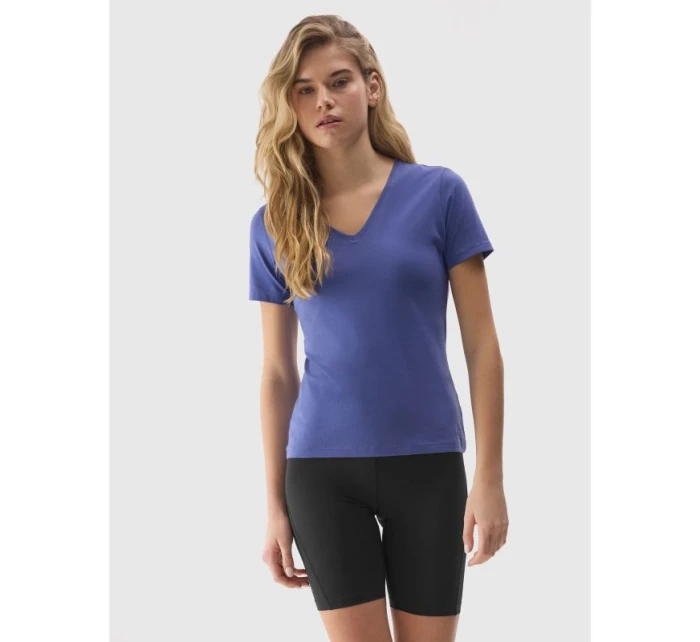 Dámske hladké tričko z organickej bavlny 4F
