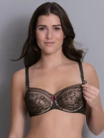 Fleur dojčiaca podprsenka s kosticami 5053 čierna - Anita Maternity