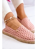 Dámské espadrilky s puntíky Big Star model 21577526 Růžové - Big Star Shoes