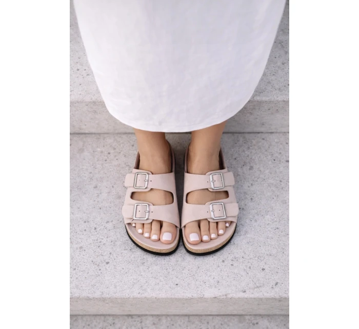 Dámské žabky Světle růžové Oliena