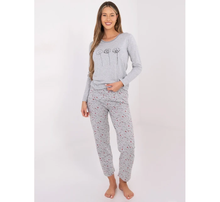 DU PI FP 003.99P sivé pyžamo