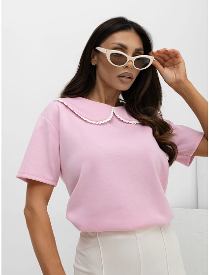 Bluzka MI BZ model 22145552 jasny różowy - FPrice