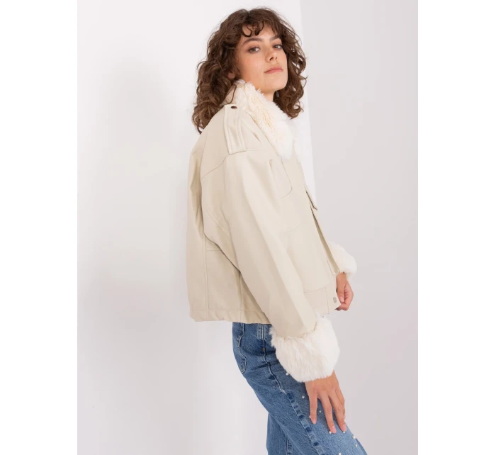 Kurtka NM KR jasny beżowy model 19011859 - FPrice Kurtka NM KR jasny beżowy model 19011859 - FPrice