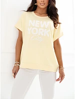 Blúzka RV BZ A1262.00 svetložltá