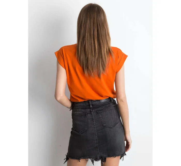 Tričko RV TS 4833.93P tmavo oranžové