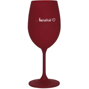 ...KONEČNE - burgundský pohár na víno 350 ml ...KONEČNE - burgundský pohár na víno 350 ml