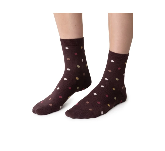 Dámske vzorované ponožky 099