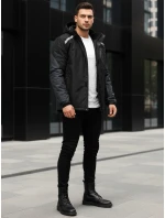 Pánská lyžařská bunda černá model 21995675 - Dstreet Pánská lyžařská bunda černá model 21995675 - Dstreet