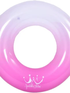 DÚHOVÝ PLAVECKÝ KRUH 90CM 35100 RUŽOVÝ