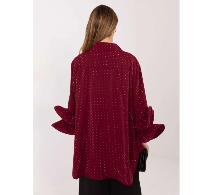 Košeľa IT KS 8381 1.64 bordová Košeľa IT KS 8381 1.64 bordová