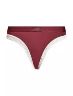 Dámske bikini nohavičky UW0UW04813 VLP bordová - Tommy Hilfiger